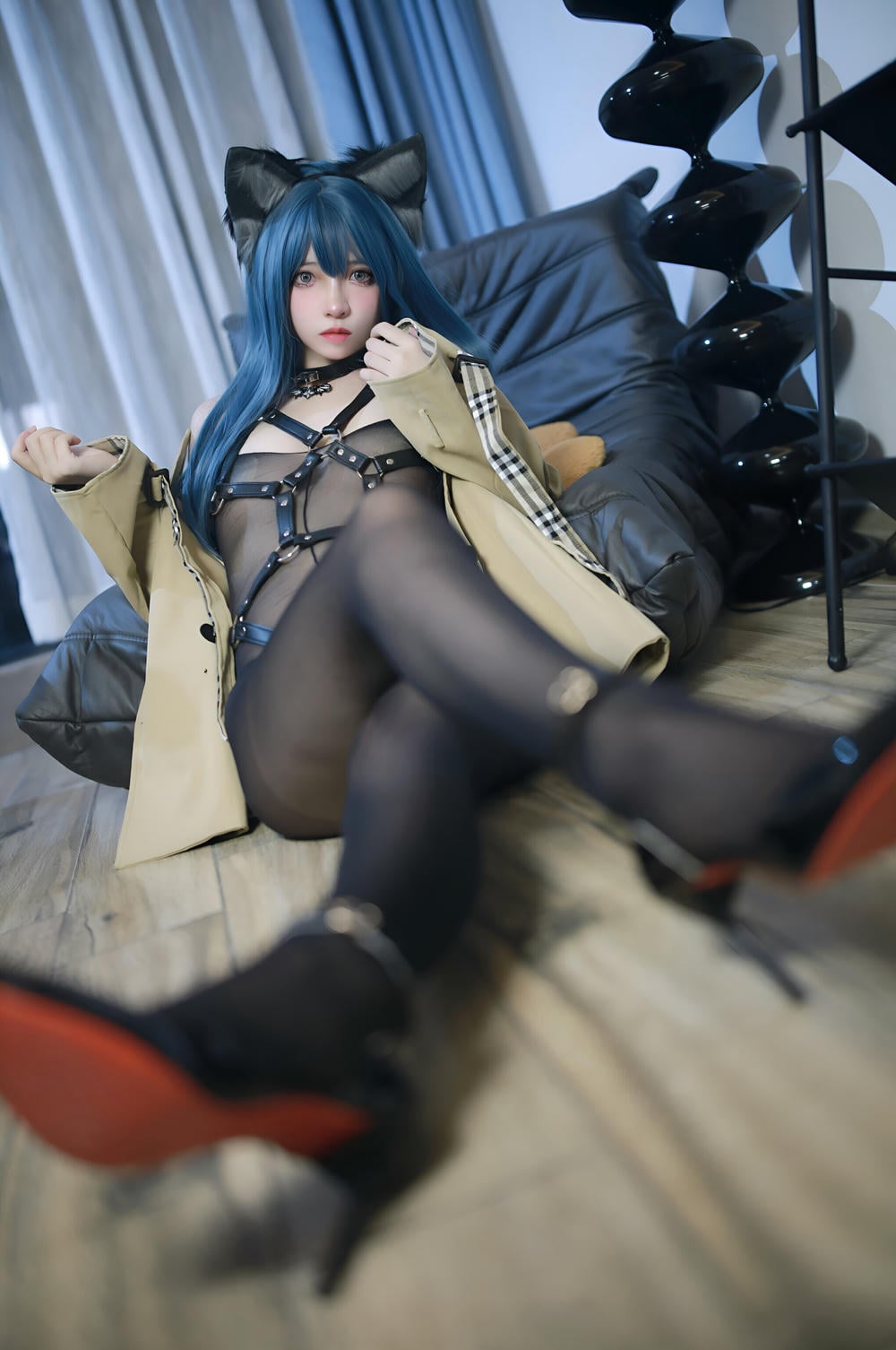 图片[30]-【網路收集系列】瘋貓ss – 貓耳綁帶束縛【70P】 – COSPLAY-御萝部落